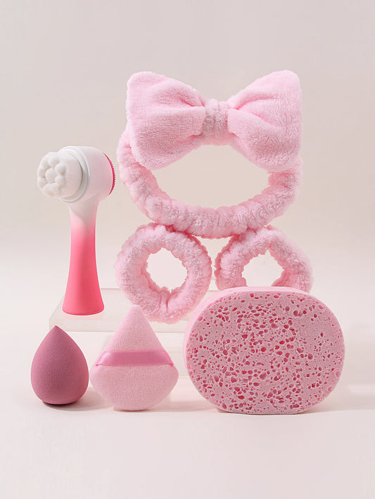 Set de accesorios para limpieza facial KOSSHOW – Rosa