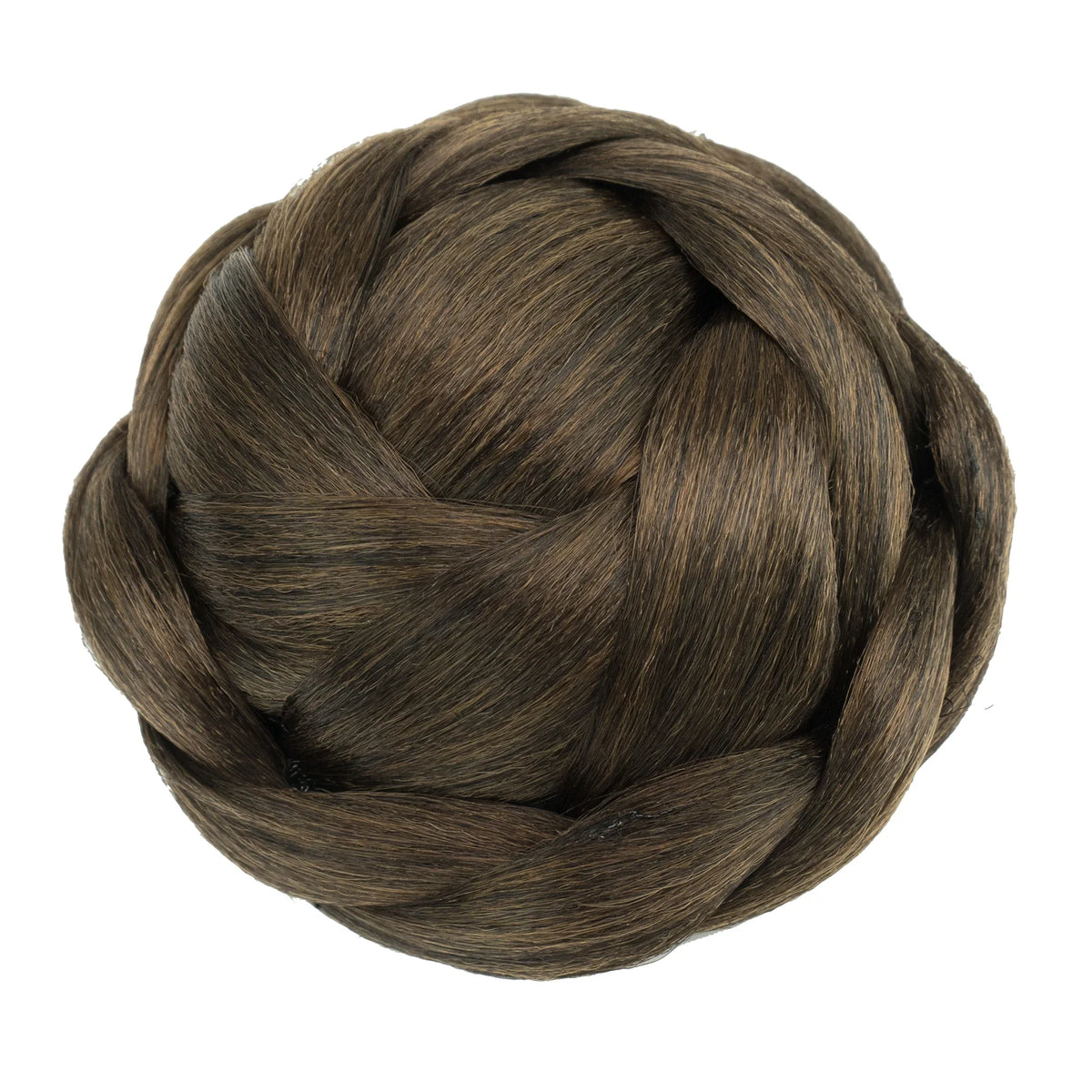 Moño Chignon Sintético Trenzado Soowee – Extensión de Cabello con Clip | Gris y Colores para Mujer