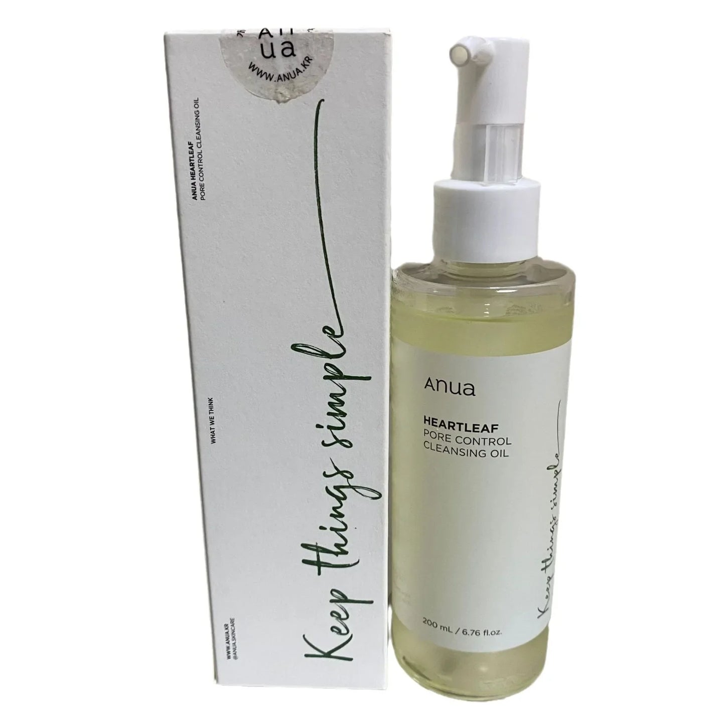 Aceite Limpiador Anua Heartleaf 200ml | Control de Poros K-Beauty