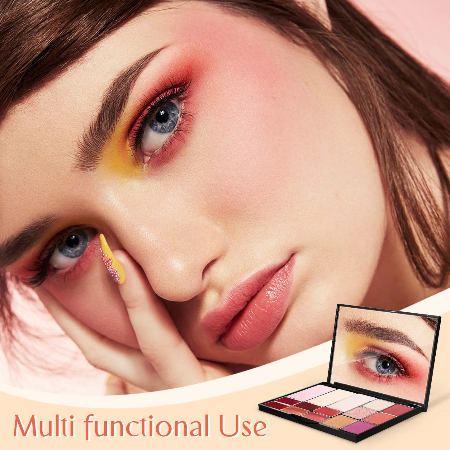 Bandeja Magnética Vacía para Sombras – Paleta Organizadora Maquillaje Imantada