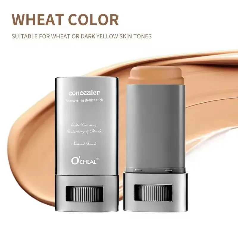 Stick Contorno y Base Maquillaje Waterproof Iluminador Corrector Nariz - Crema Larga Duración Mujer