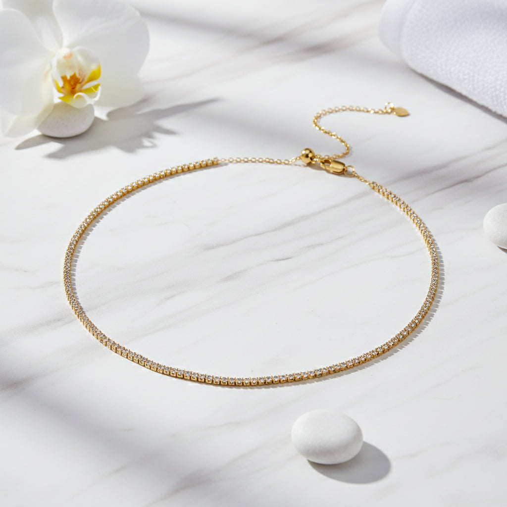 Collar de Moissanita 2mm Color D con Plata 925 - Dije para Mujer Estilo Nupcial