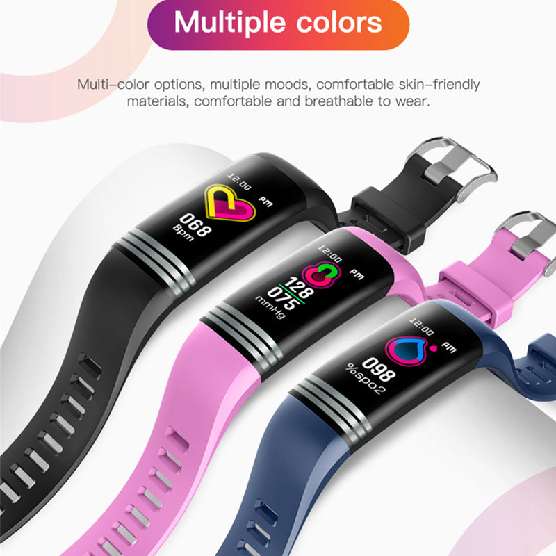 Pulsera Inteligente G26T - Temperatura Corporal, Pasos y Monitor de Sueño