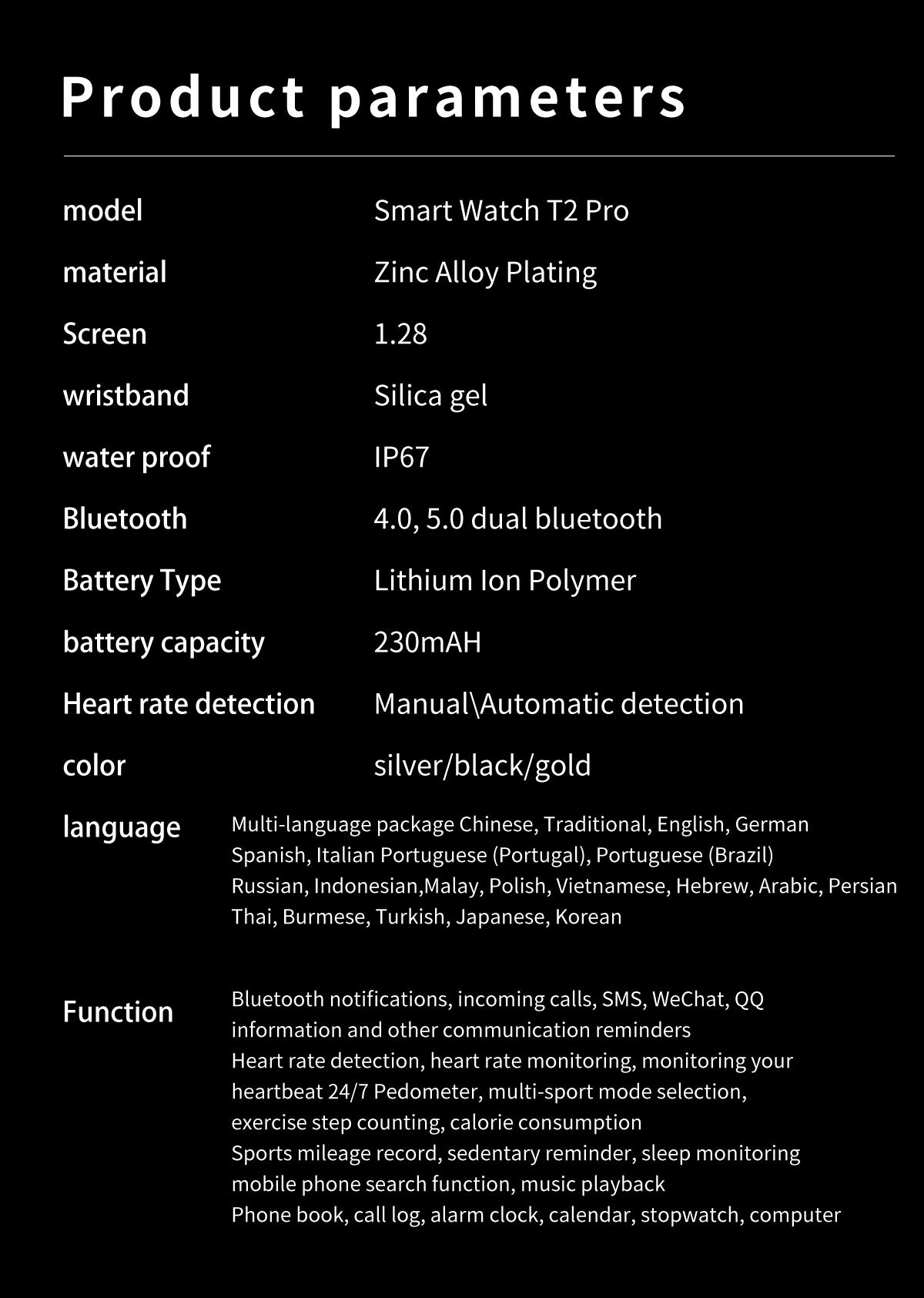Smartwatch Redondo con Llamadas Bluetooth - Monitor Cardíaco, SpO2 y Carga Magnética