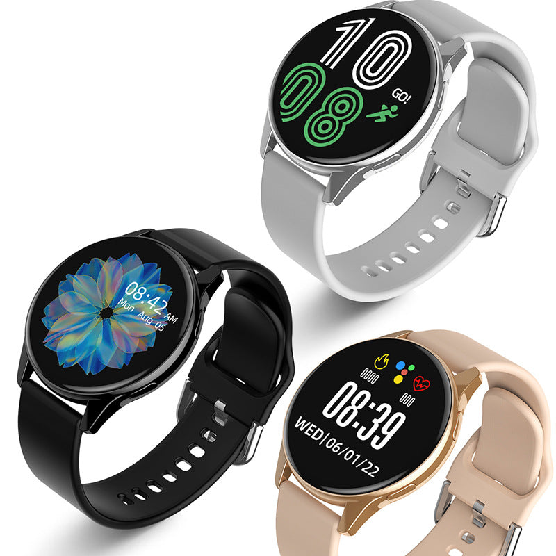 Smartwatch Redondo con Llamadas Bluetooth - Monitor Cardíaco, SpO2 y Carga Magnética