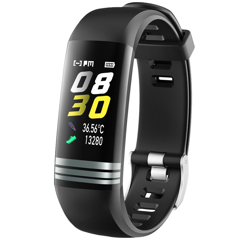 Pulsera Inteligente G26T - Temperatura Corporal, Pasos y Monitor de Sueño