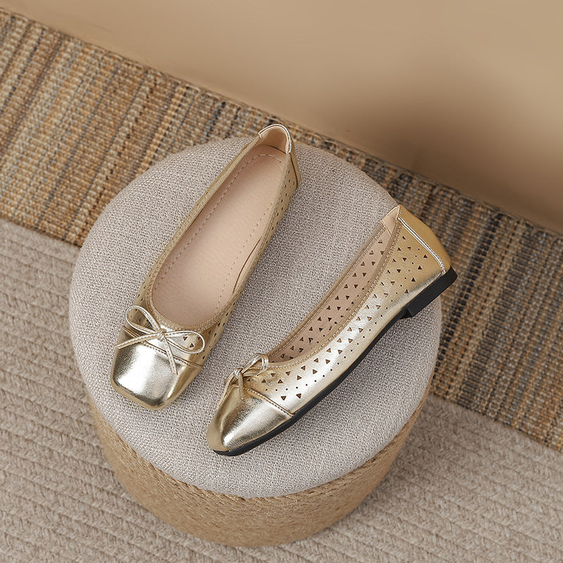 Zapatos Planos Sin Cordones Mujer - 4 Temporadas Talla Grande Cómodos