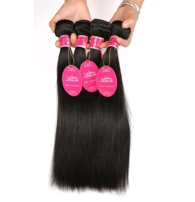 Extensión de Cabello Humano Liso – Color Natural – Renacer Glamur