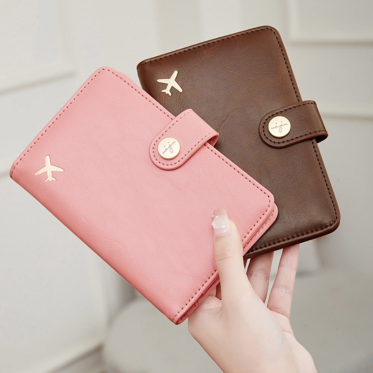 Porta Pasaporte Multifuncional Fashion - Funda Protectora de Documentos