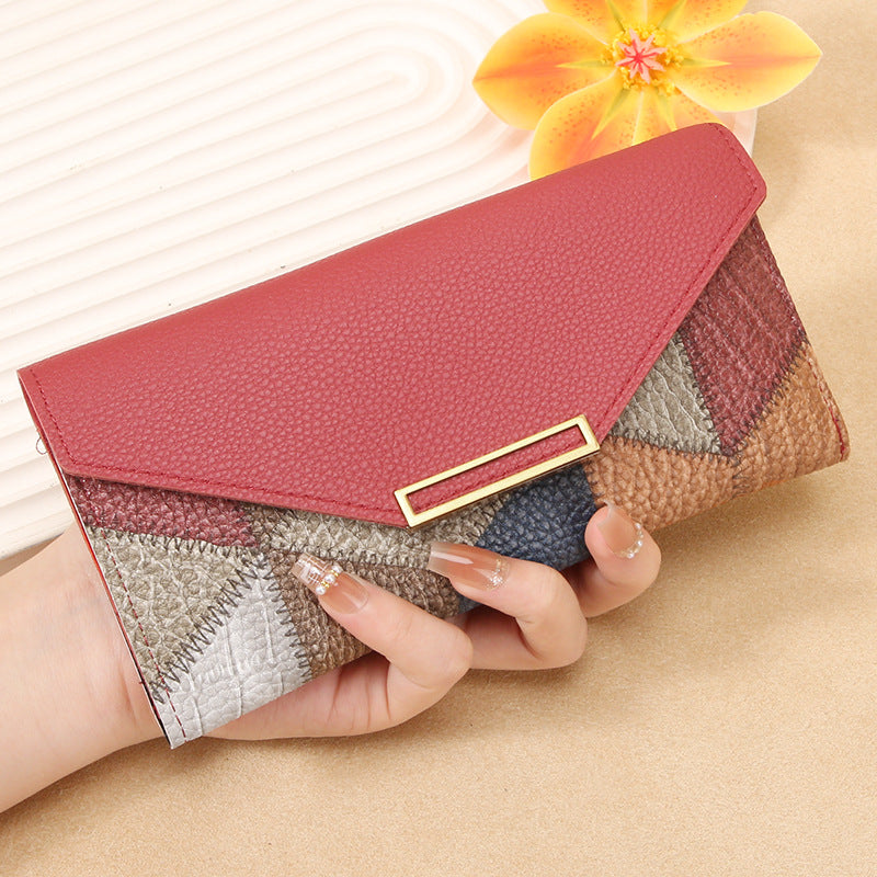 Monedero Retro Multifuncional con Hebilla - Estilo Coreano y Japonés