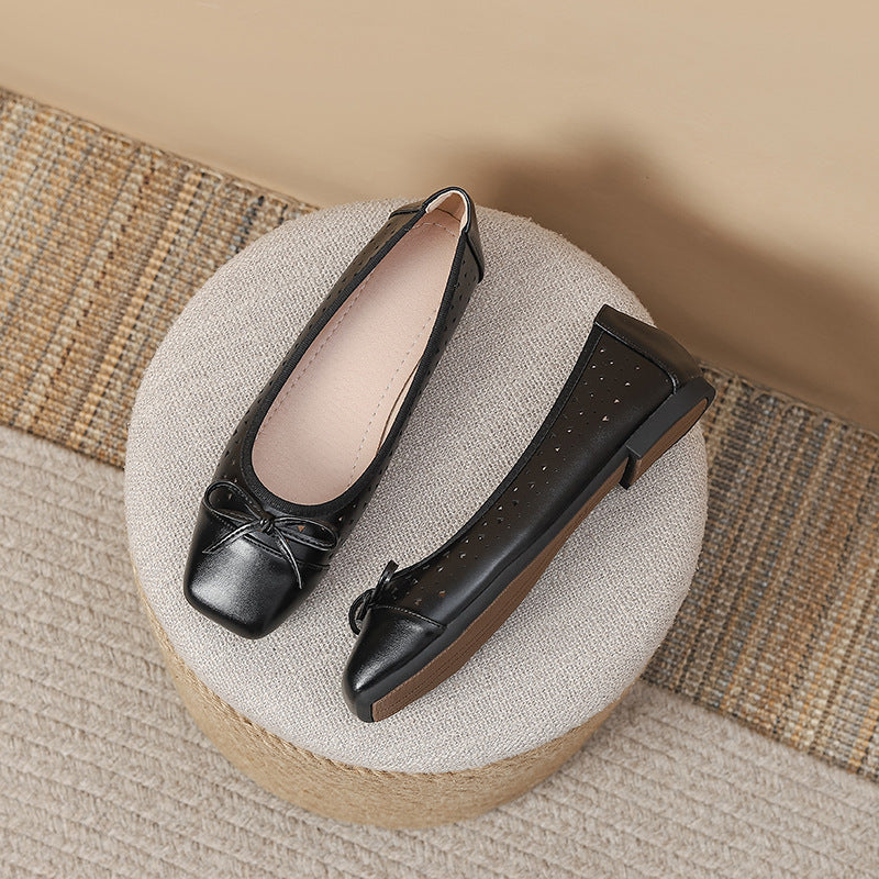 Zapatos Planos Sin Cordones Mujer - 4 Temporadas Talla Grande Cómodos