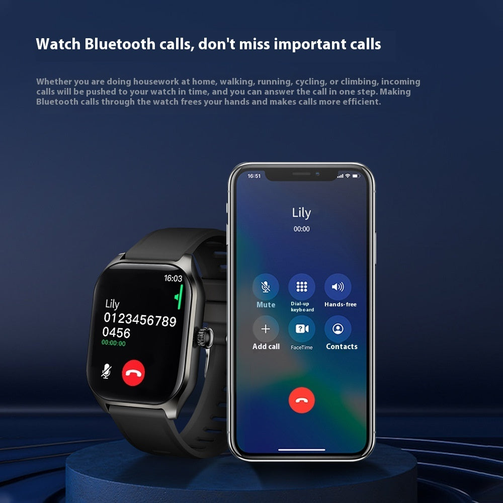 Smartwatch Deportivo NFC Multifunción - Monitor Cardíaco, Oxígeno en Sangre y Llamadas Bluetooth