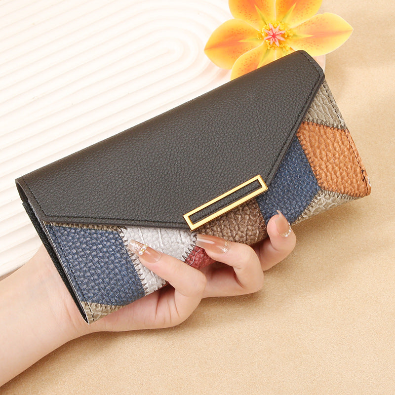 Monedero Retro Multifuncional con Hebilla - Estilo Coreano y Japonés