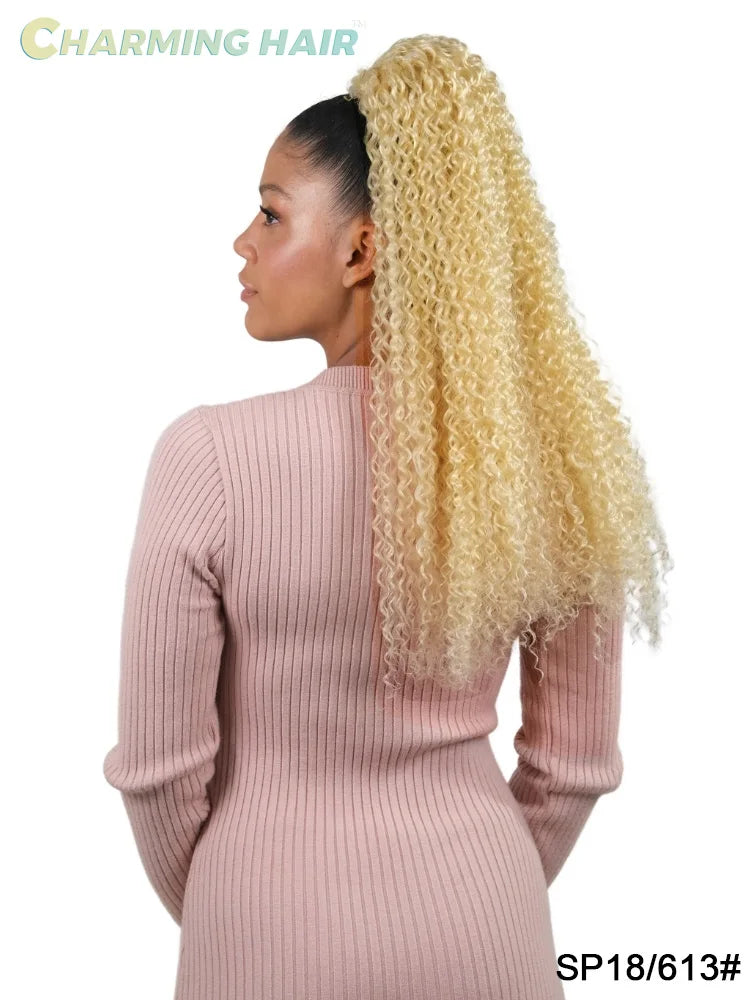 Aplique Rabo de Caballo Largo Rizado 70cm | Fibra Premium con Clip