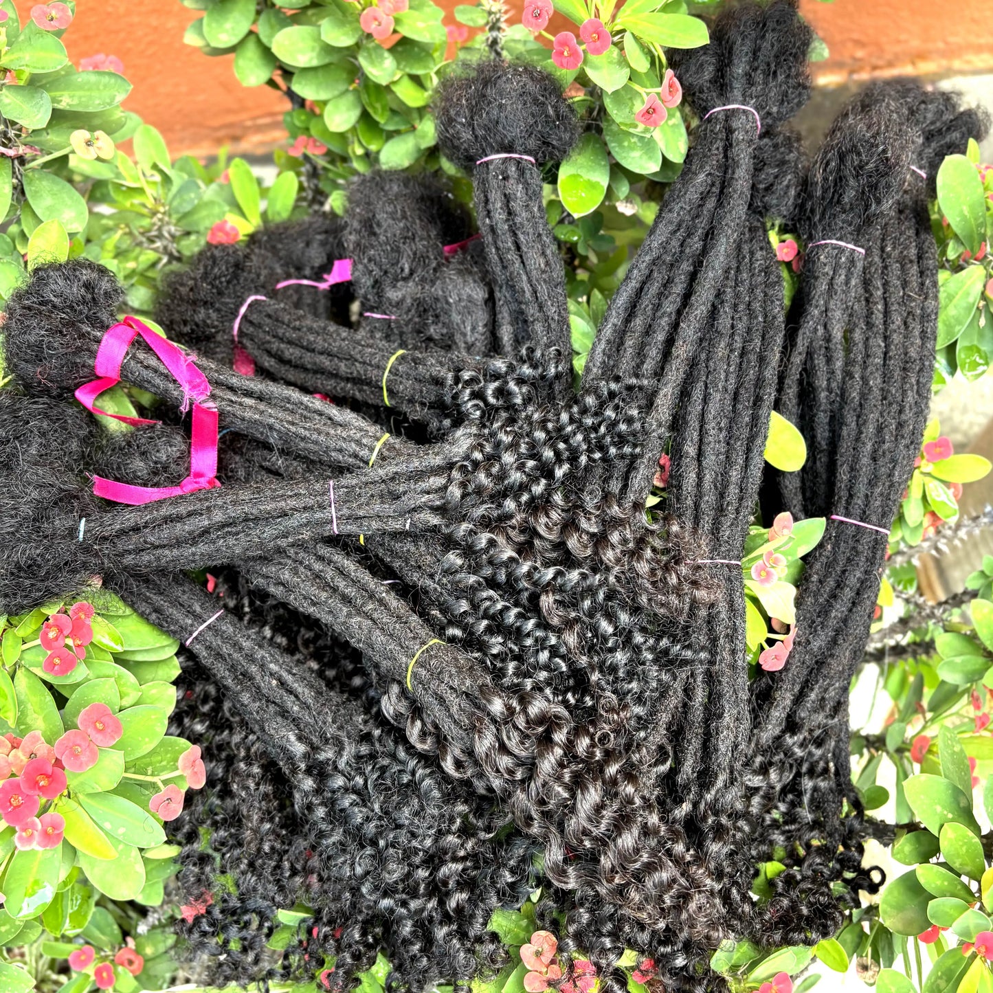 Extensiones de Dreadlocks Naturales 8-14 Pulgadas – 100% Cabello Humano Hecho a Mano para Hombre y Mujer