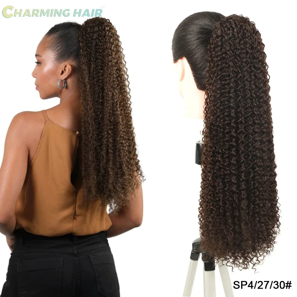 Aplique Rabo de Caballo Largo Rizado 70cm | Fibra Premium con Clip