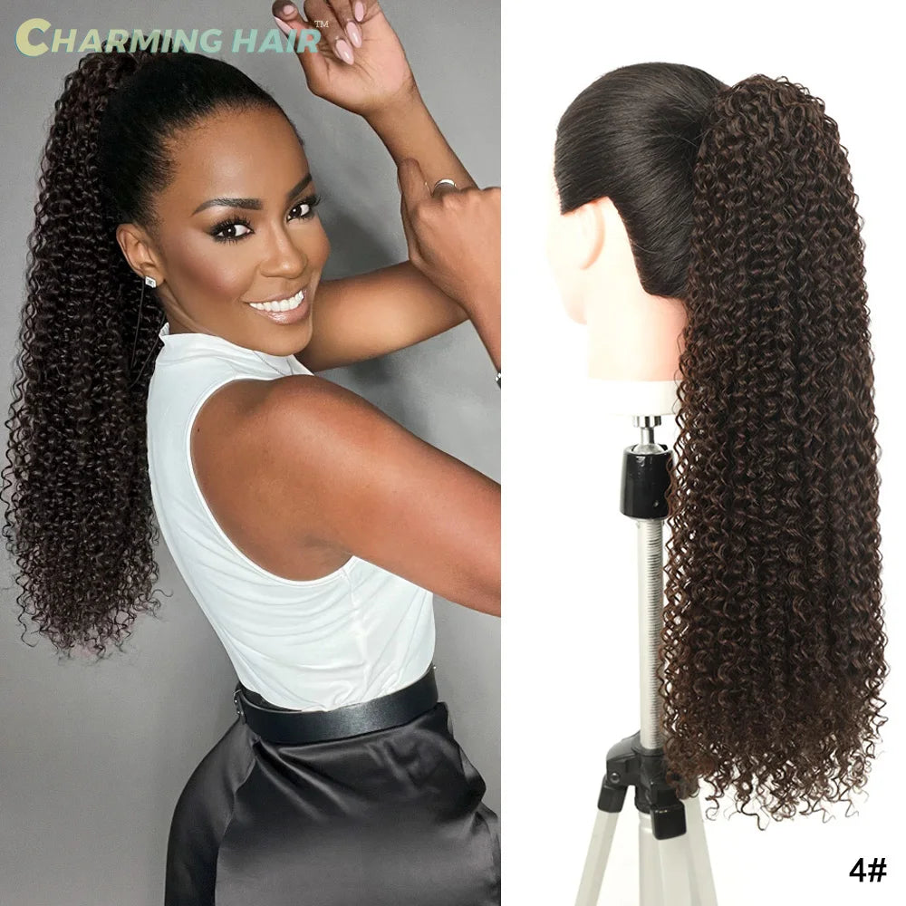 Aplique Rabo de Caballo Largo Rizado 70cm | Fibra Premium con Clip
