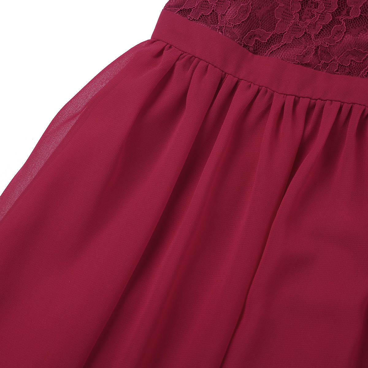 Vestido Largo de Fiesta para Niña con Encaje – Varios Colores