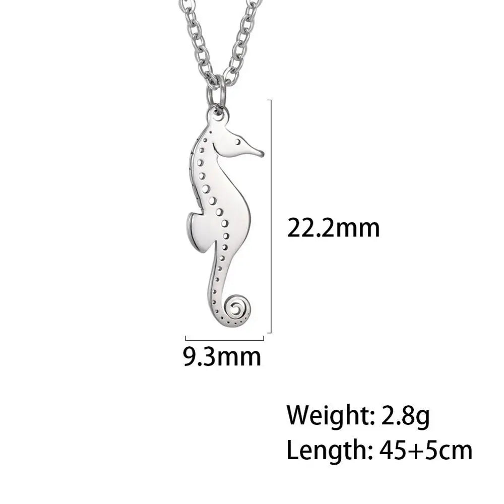 Collar Choker Animal Acero Inoxidable para Mujer — Perro, Gato, Delfín, Pingüino