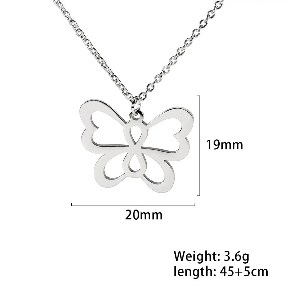 Collar Choker Animal Acero Inoxidable para Mujer — Perro, Gato, Delfín, Pingüino