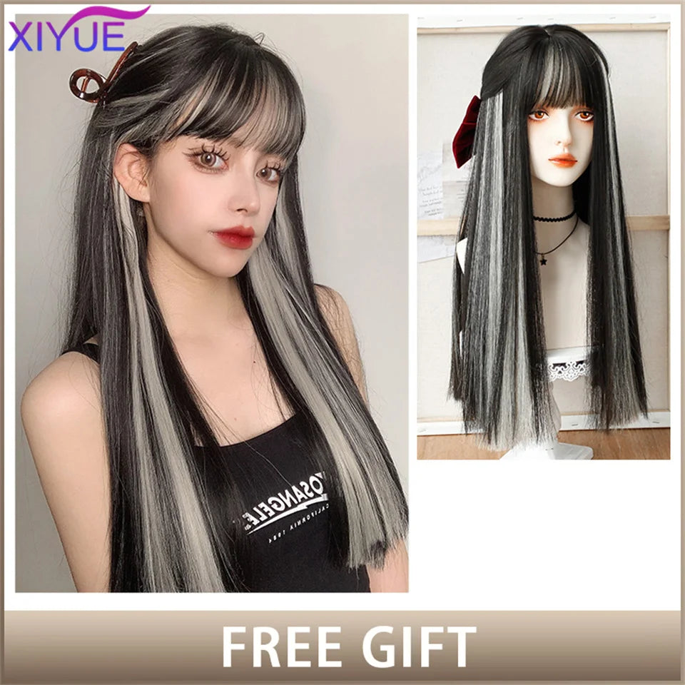 Peluca Sintética Corta con Dobles Coletas Rizadas y Flequillo – Estilo Lolita Cosplay