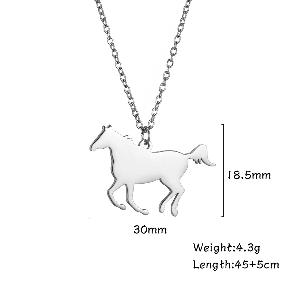 Collar Choker Animal Acero Inoxidable para Mujer — Perro, Gato, Delfín, Pingüino