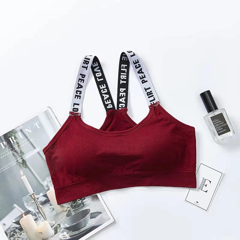 Top Deportivo Mujer – Bra Fitness Yoga Gym Acolchado Push Up Sin Costuras