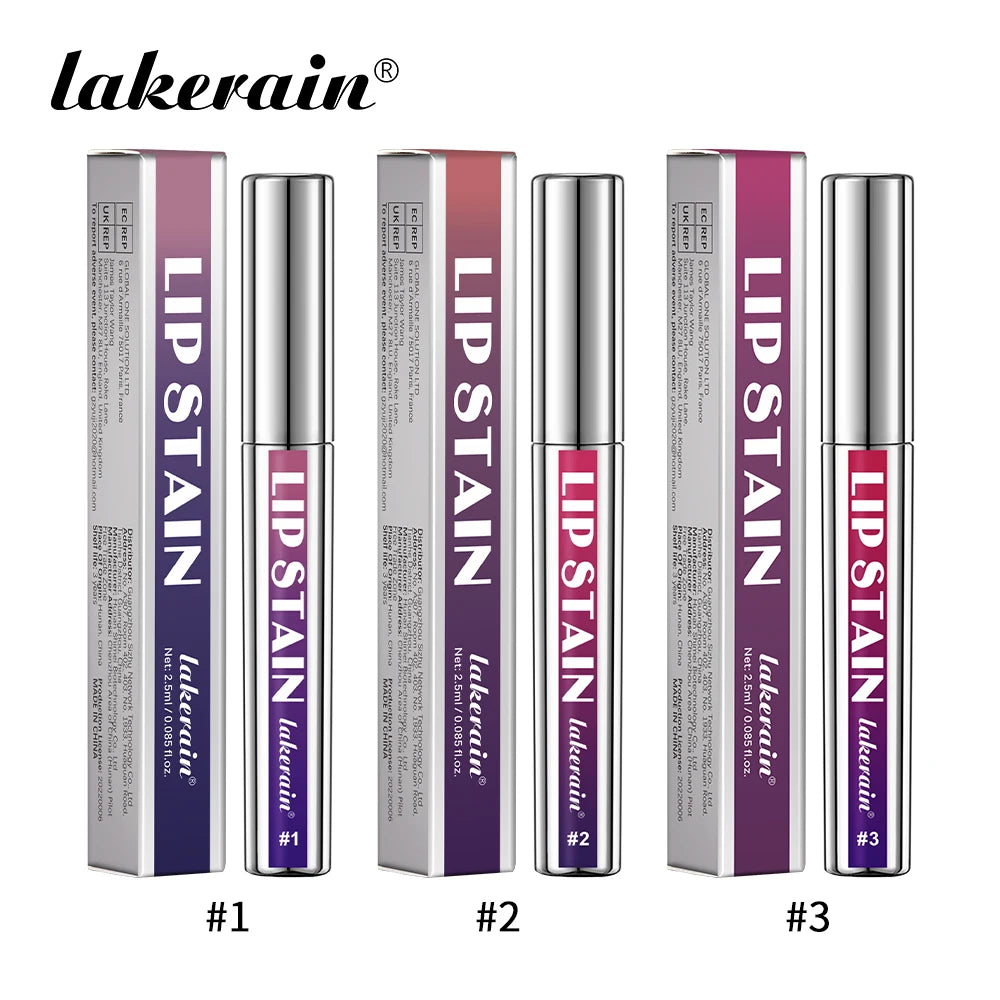 Tinte Labial Despegable Larga Duración Waterproof Rosa - Prueba de Transferencia Anti-Manchas Natural Cosmético Mujer