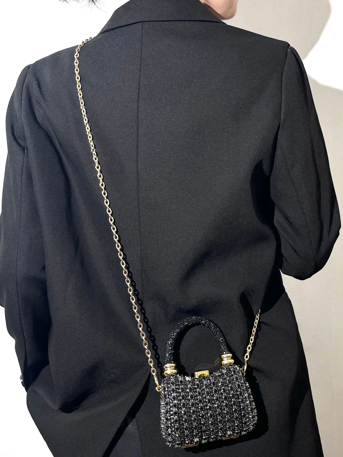 Bolso Rígido de Fiesta con Pedrería para Mujer, Varios Colores