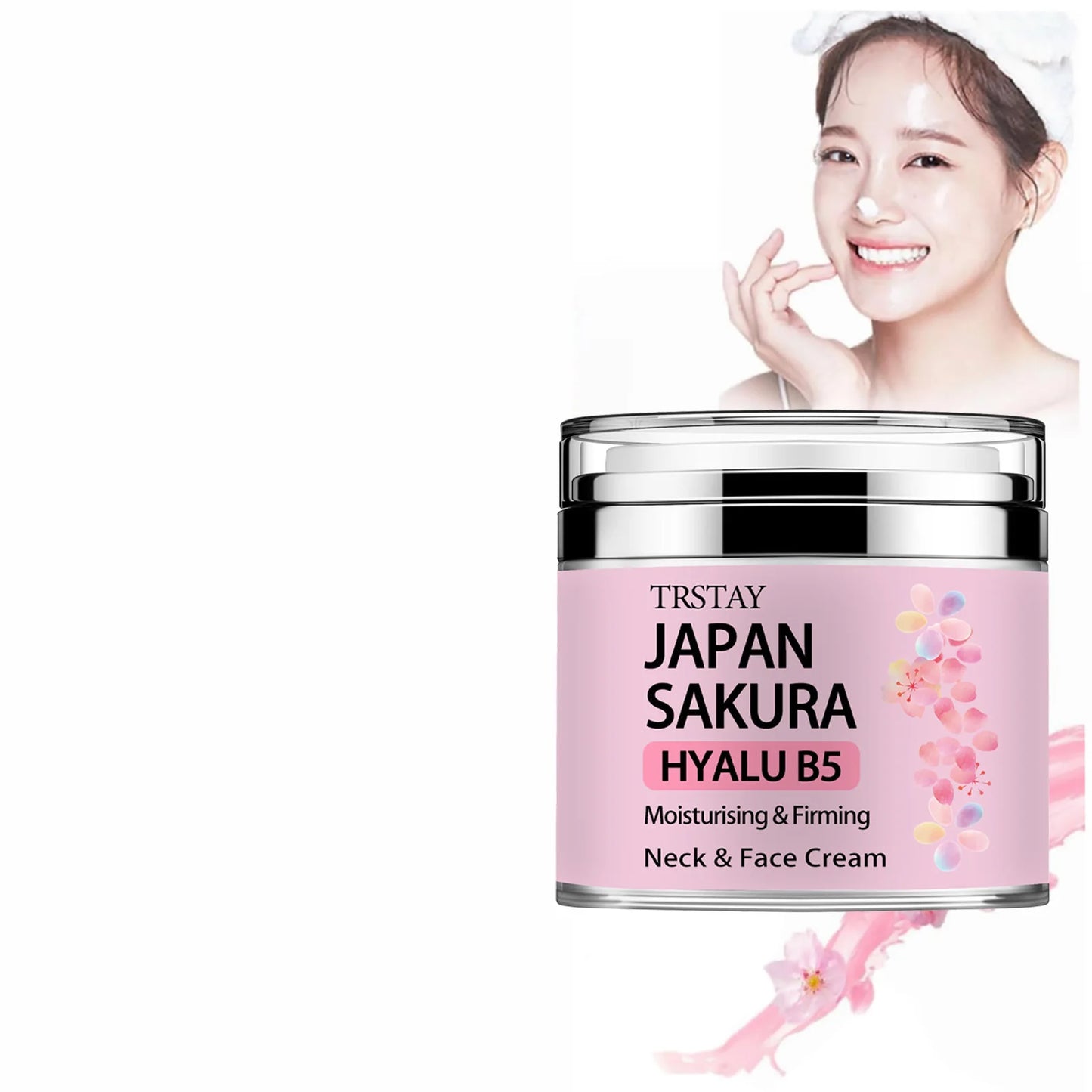 Crema Sakura Japonesa Tone Up – Ácido Hialurónico Hidratante Facial