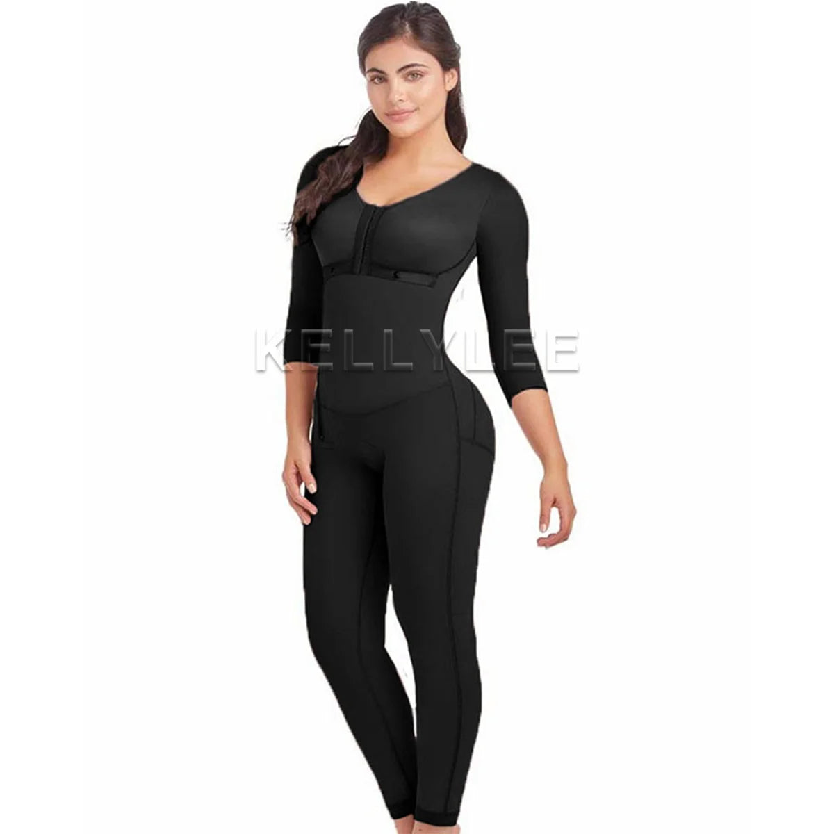 Shaped Up Seamless Fajas Colombianas Long-Sleeve Modeling Waist Shaper and Levanta Glúteos High Quality Slimming Underwear Fajas