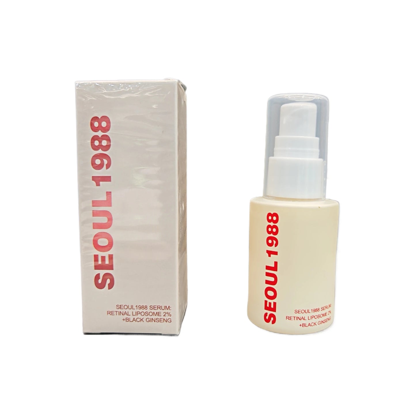 Seoul 1988 Sérum Ginseng Negro Coreano – Retinol, Niacinamida y Vitamina C | Ampolla Facial