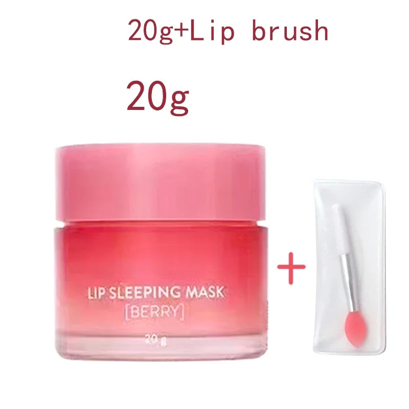 3g Korea Lip Mask Lip Sleep Mask Night Sleeping Lips Care Maintenance Moisturizing Lip Gloss Bleach Cream Lip Balm Strawberry