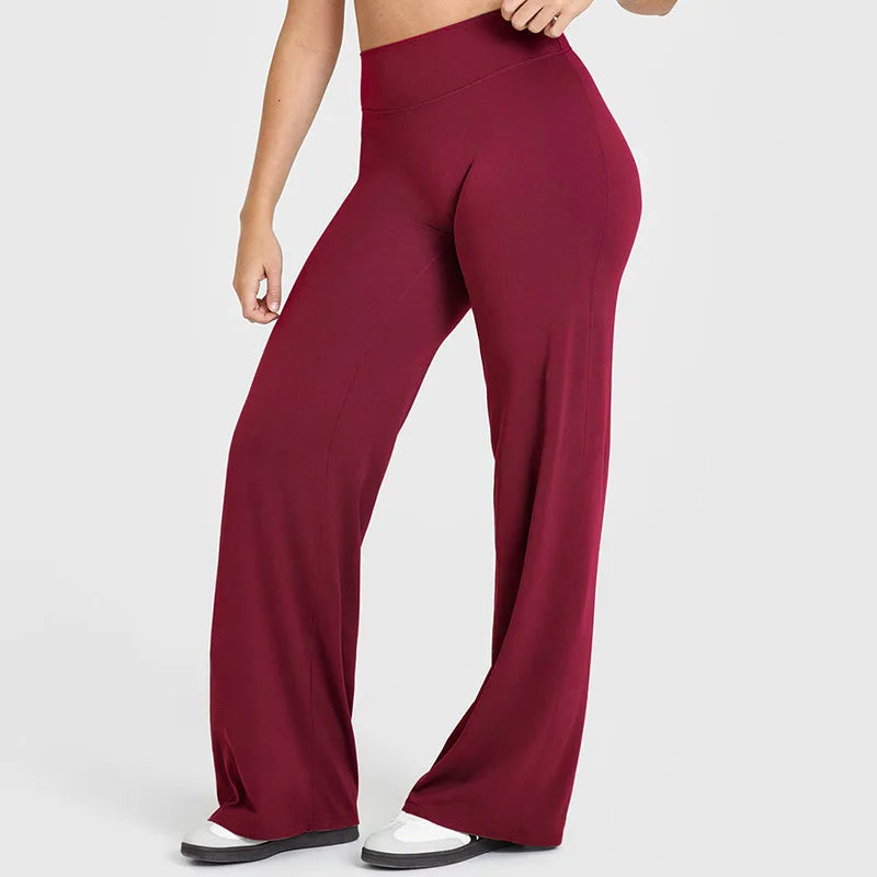 Pantalón Yoga Recto STOUREG - Mujer Tiro Medio Suave