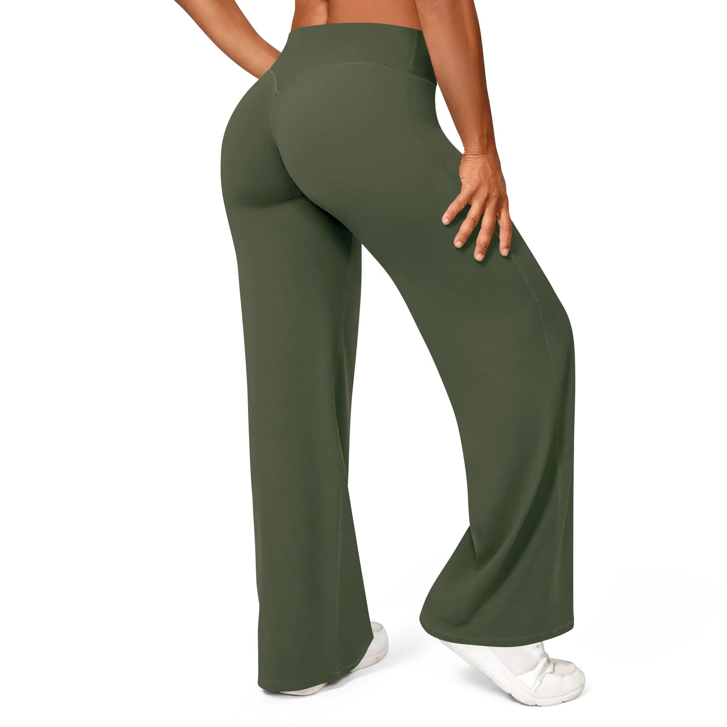 Pantalón Yoga Recto STOUREG - Mujer Tiro Medio Suave