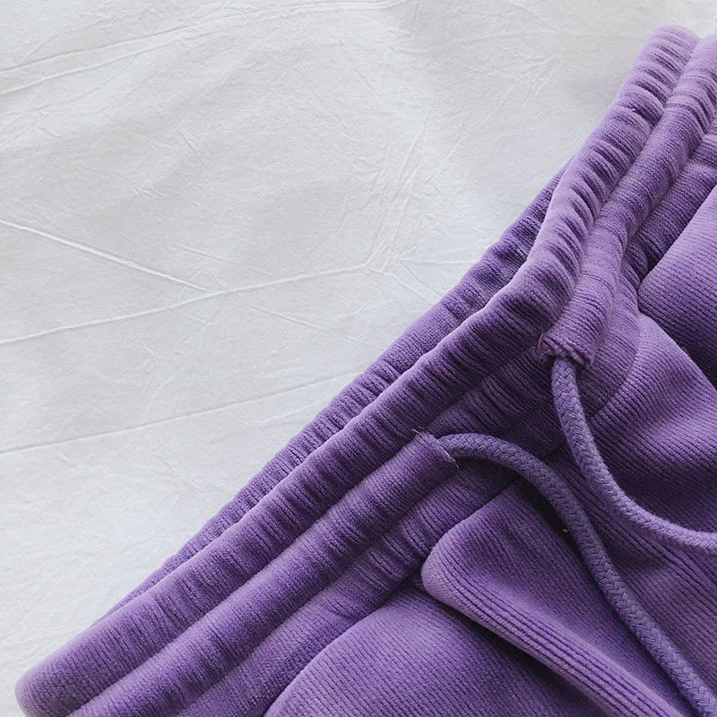 Pantalones Deportivos Casuales Mujer | Joggers Abrigados con Forro Polar