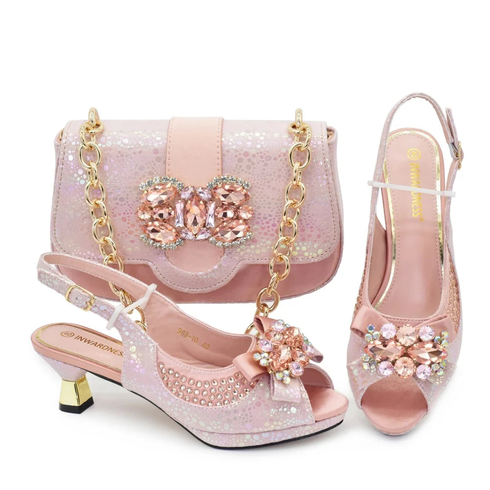 Set Zapatos y Bolso Mujer Estilo Italiano - Diseño Fashion 2026