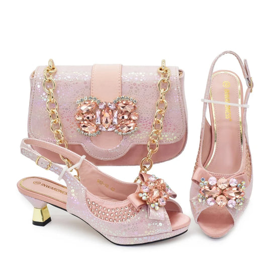Set Zapatos y Bolso Mujer Estilo Italiano - Diseño Fashion 2026
