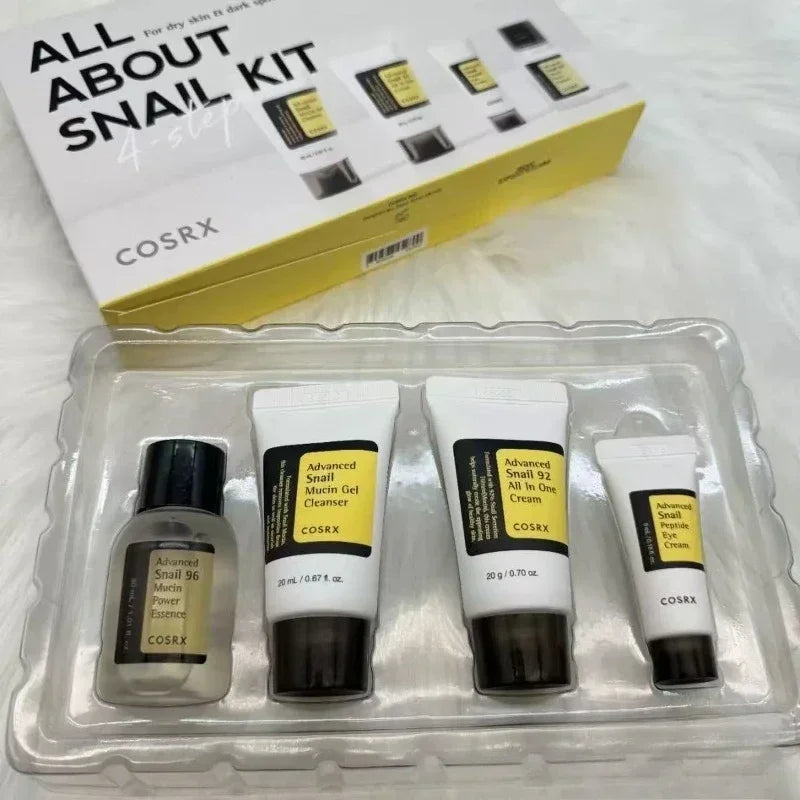 Set Cuidado Facial COSRX Baba de Caracol – Hidratante, Calmante y Suavizante 75ml