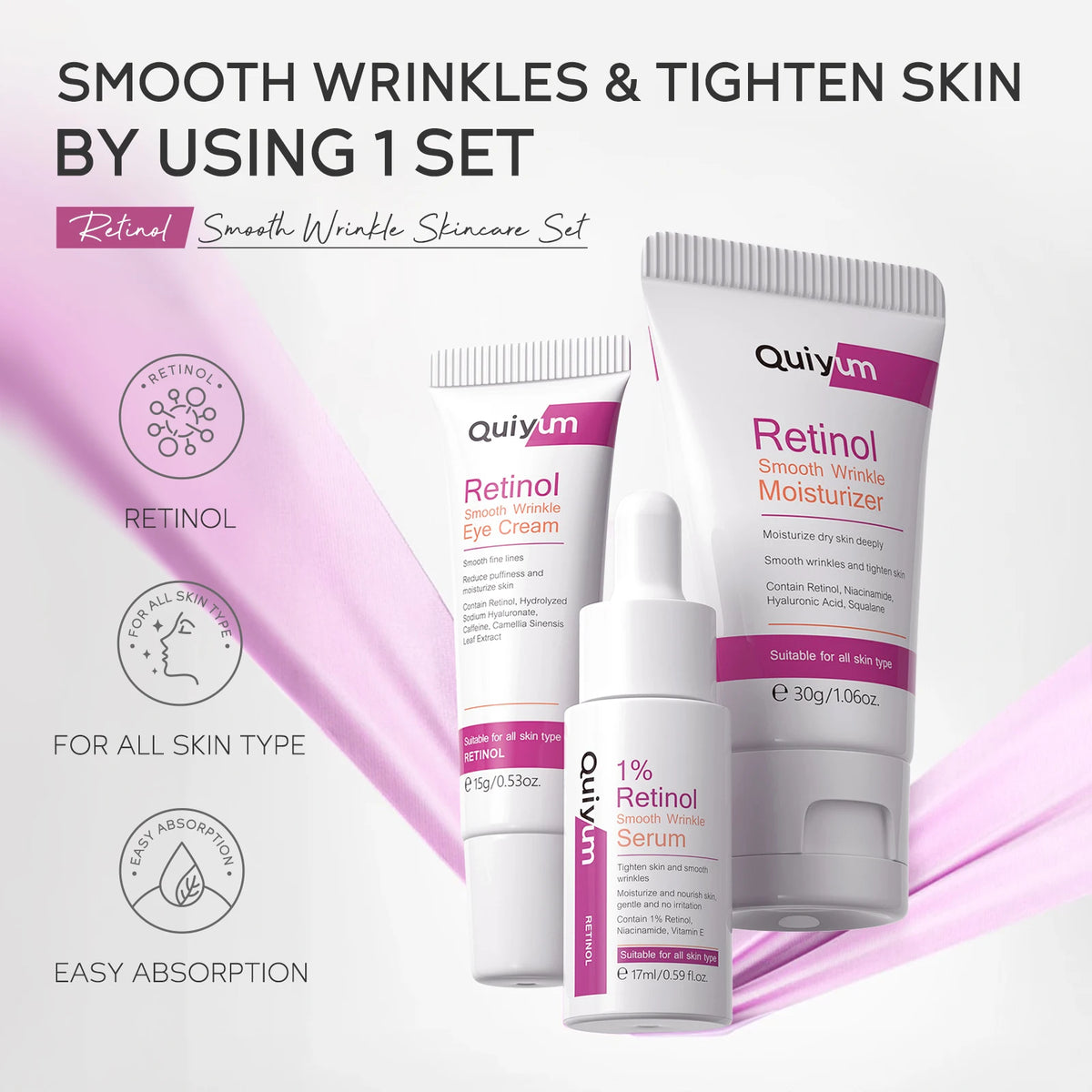 Set de cuidado facial QUIYUM