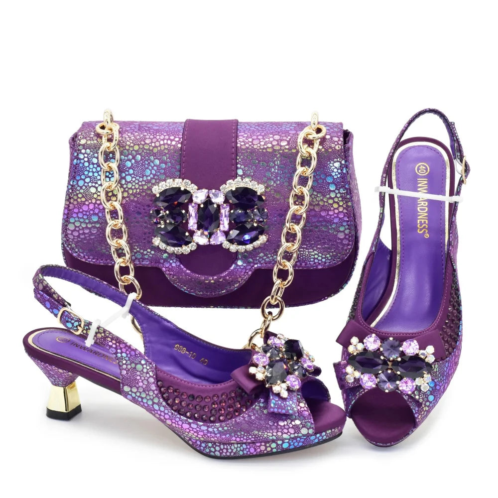 Set Zapatos y Bolso Mujer Estilo Italiano - Diseño Fashion 2026