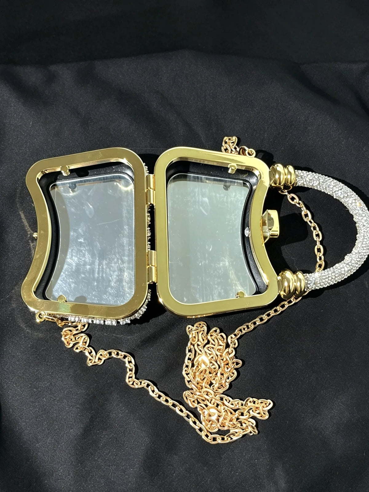 Bolso Rígido de Fiesta con Pedrería para Mujer, Varios Colores