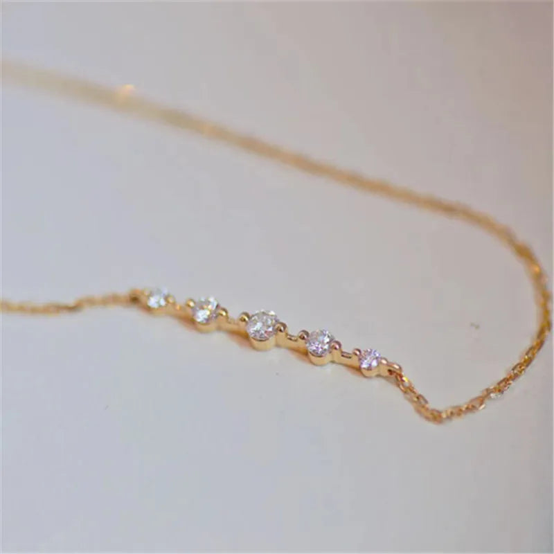 Pulsera Elegante Zircón Brillante Plata 925 para Mujer