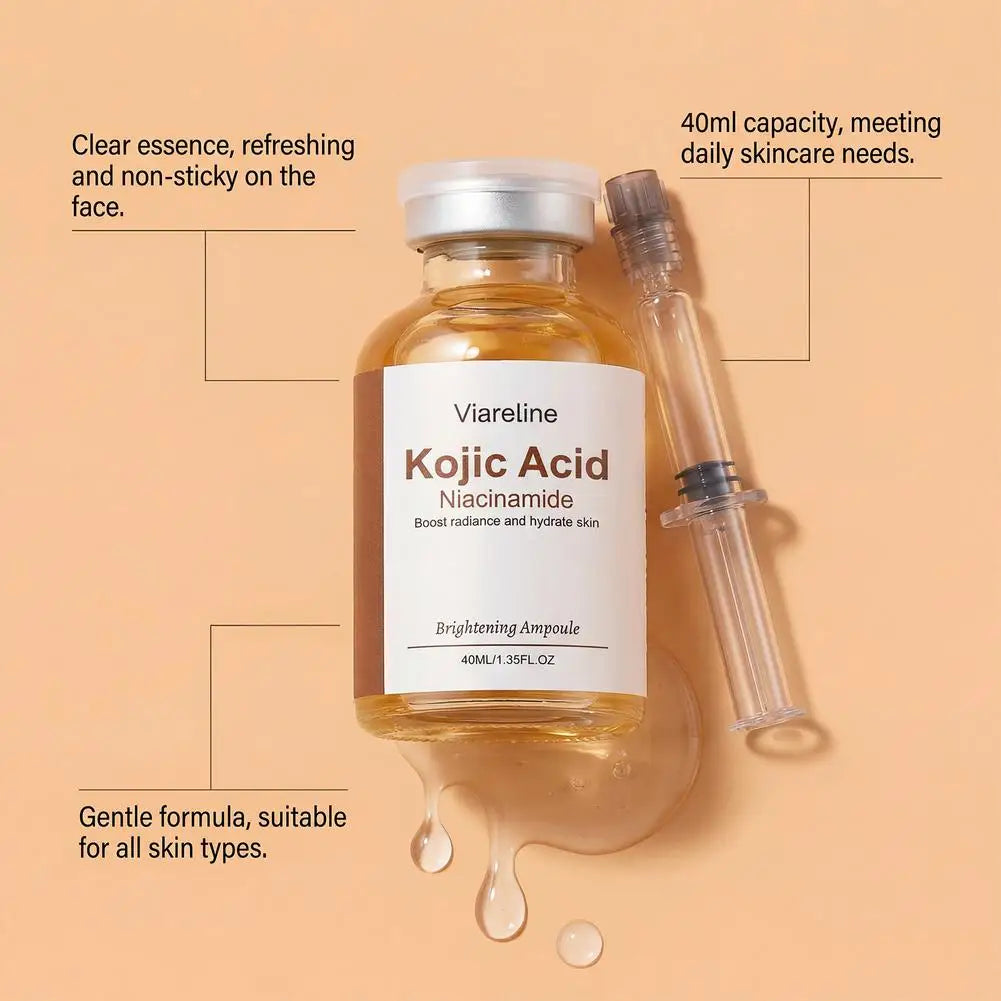 Ampolla Sérum Ácido Kójico + Niacinamida + Colágeno 40ml – Ilumina y Unifica el Tono