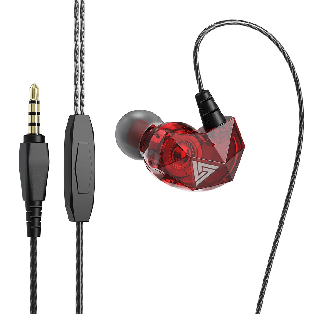 Audífonos con Cable QKZ AK6 | Sonido de Alta Fidelidad In-Ear