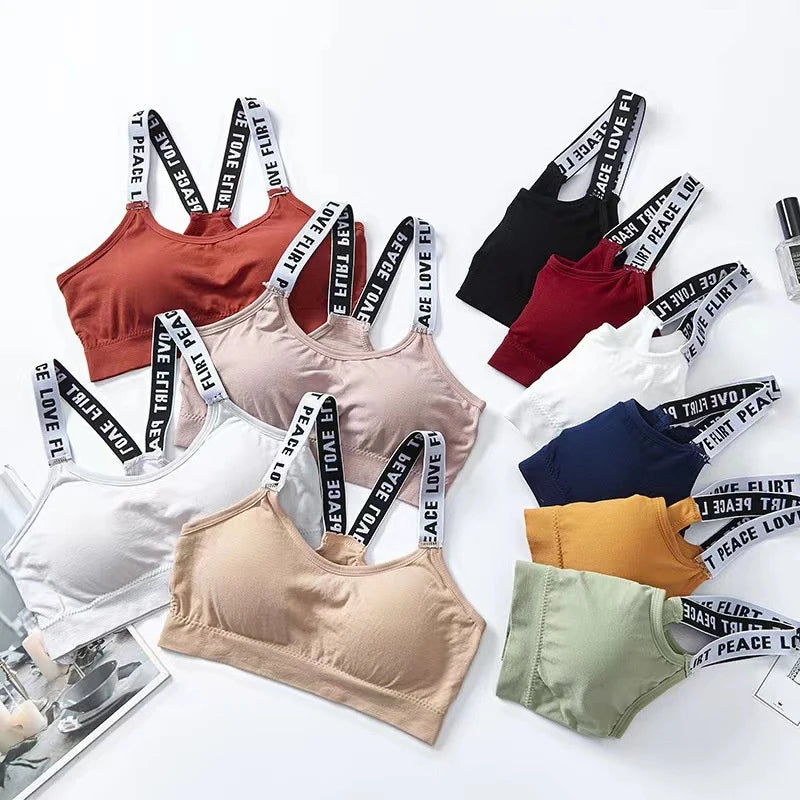 Top Deportivo Mujer – Bra Fitness Yoga Gym Acolchado Push Up Sin Costuras