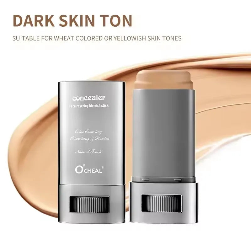 Stick Contorno y Base Maquillaje Waterproof Iluminador Corrector Nariz - Crema Larga Duración Mujer