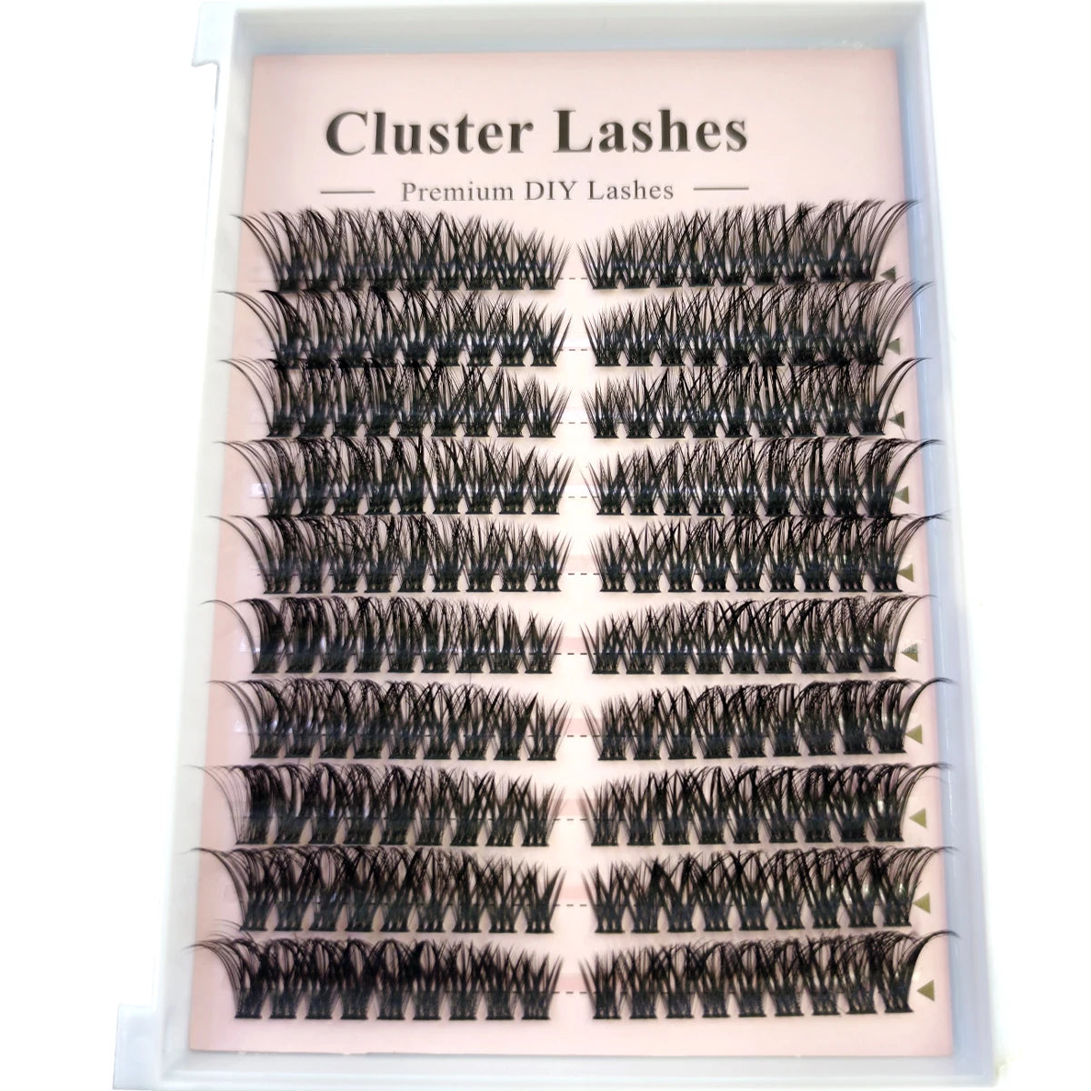 60row DIY Lash Extension Kit Clusters Individual Eyelashes Kit Mix Styles 10-18mm with Bond and Seal Eye Makeup Tool