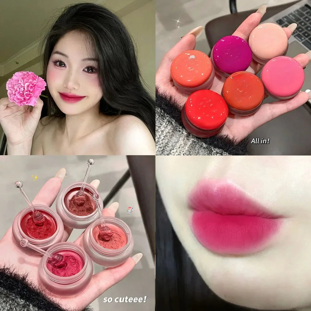 Labial Multifuncional Mate Waterproof – Tinte Rubor Arcilla Larga Duración Sin Manchas