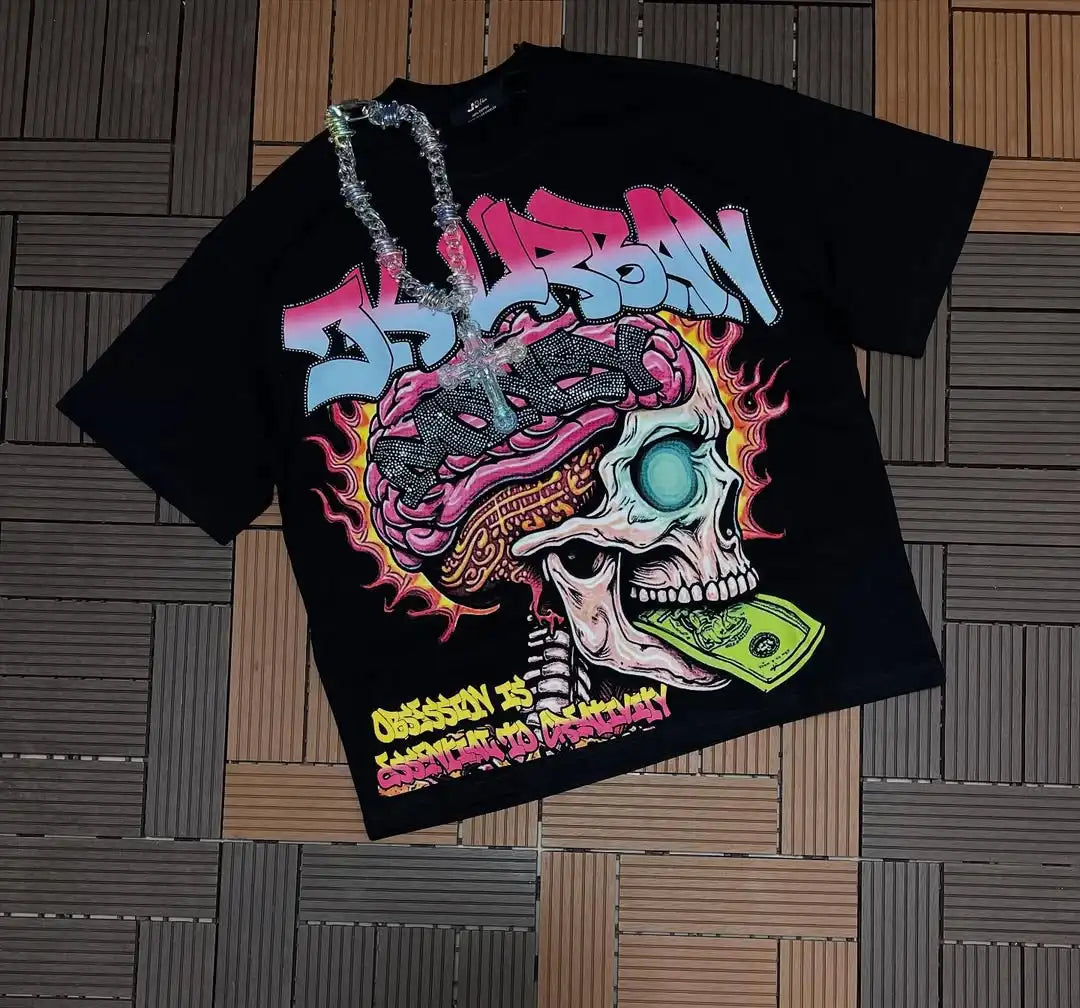 Camiseta Simple Harajuku Estilo Coreano Urbano Moda Esencial Manga Corta Negra para Mujer Cómoda para Trabajo y Uso Diario